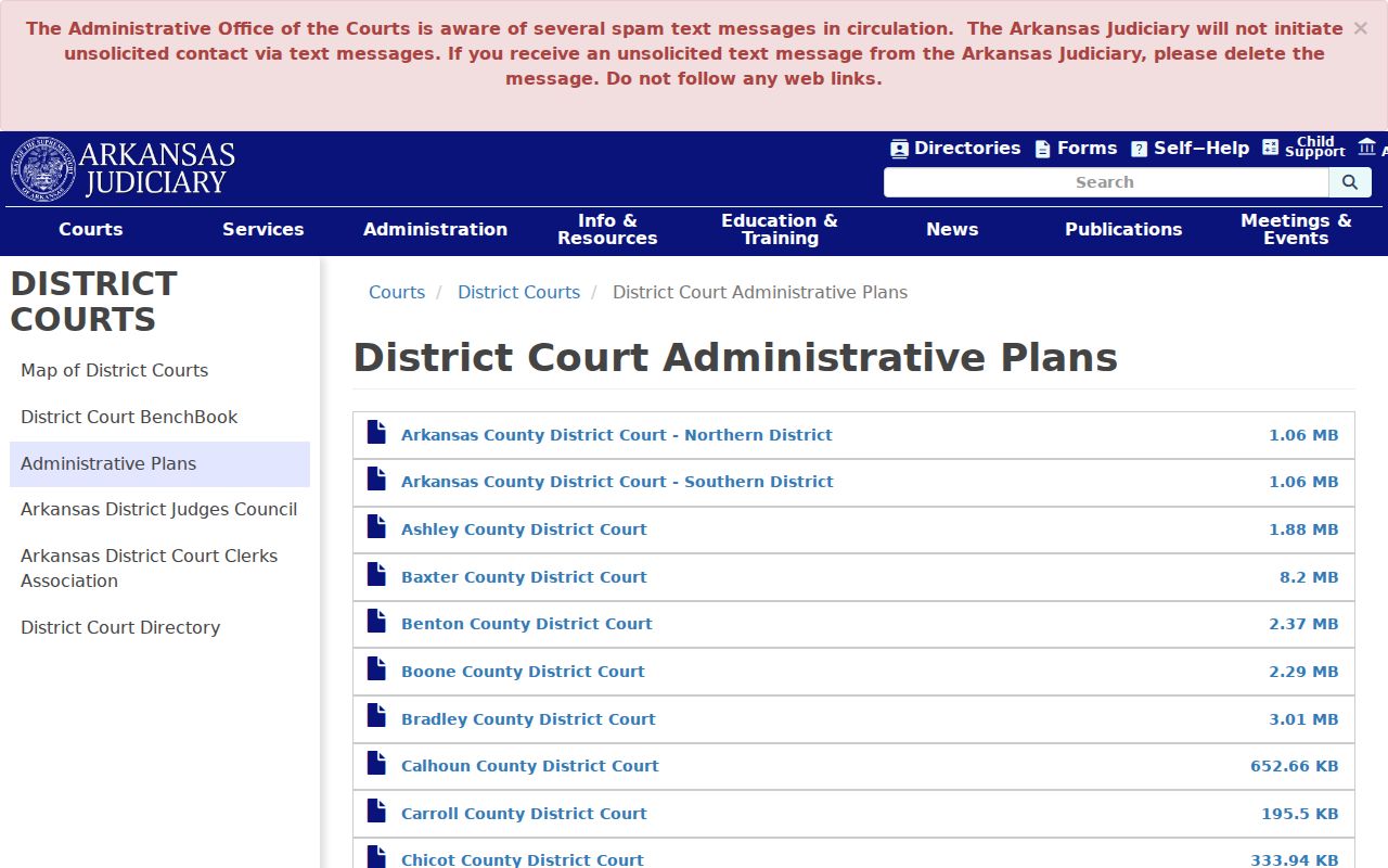 Columbia County arrest warrant district court plan index